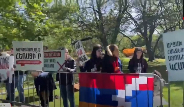 Նիկոլ Փաշինյանի հրաժարականի պահանջով ակցիա` Նիդեռլանդներում (տեսանյութ)